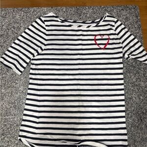 Loft Super Cute Striped Boatneck